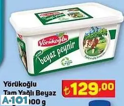 YÖRÜKOĞLU TAM YAĞLI BEYAZ PEYNİR